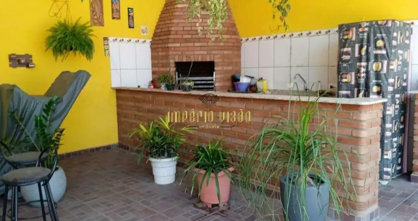 Sobrado com 3 dormitórios e salão comercial à venda no bairro Cidade Boa Vista - Suzano-SP.
