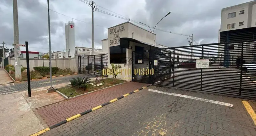 Apartamento de 40m² para aluguel com 2 dormitórios e 1 vaga de garagem no condomínio solar da serra, em suzano.