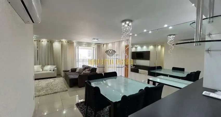 Apartamento mobiliado para locação com 2 suítes sendo 1 com closet, com sacada gourmet no condomínio olímpia lifetime home, com elevador, em suzano-sp