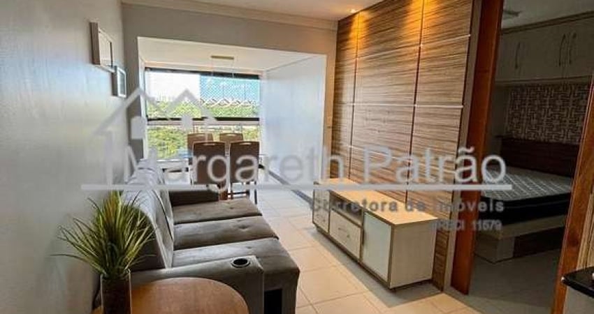 Apartamento 1 quarto mobiliado com escritório que pode ser segundo quarto no Salvador Prime.