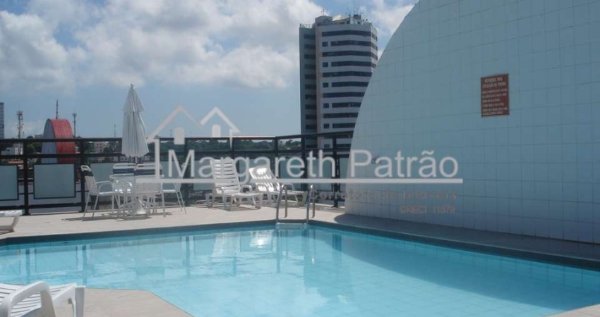 Quarto e sala de 50 m² no Itaigara Multiplus.