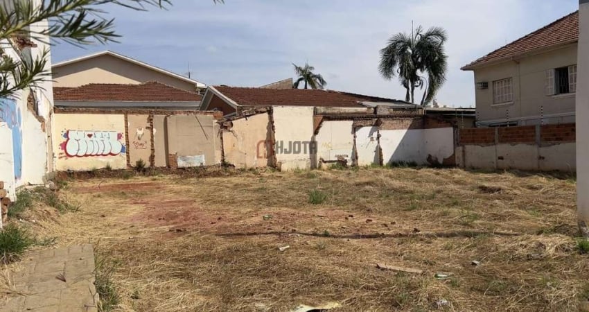Terreno para fins comerciais, 253m², à venda no centro de São José do Rio Preto, Vila Santa Cruz