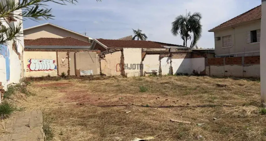 Terreno para fins comerciais, 253m², na Vila Santa Cruz - Rio Preto