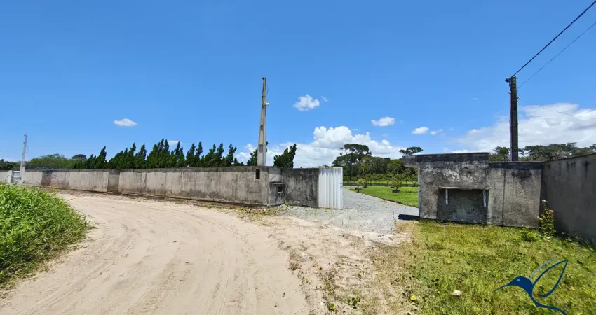 Chácara na praia do ervino próximo ao parque acaraí com açude e distante 700,00m do mar