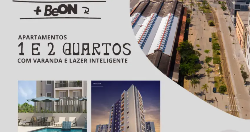 Porto Maravilha - 1 e 2 quartos com varanda e lazer inteligente