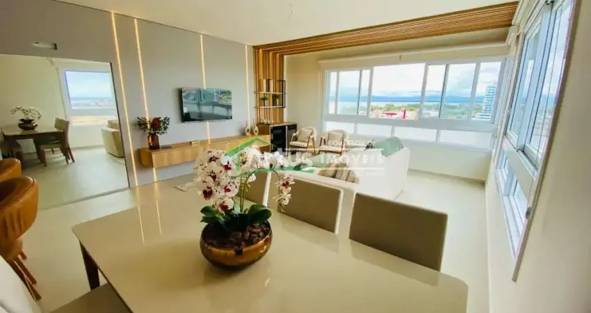 Belo apartamento com vista para o rio e praia em Tramandaí