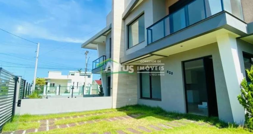 Duplex que entrega modernidade e boa localização no centro de Imbé