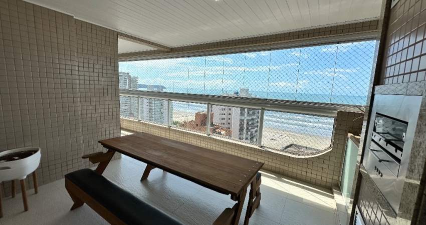 Apartamento 3 Dorms 135 m² no Bairro Aviação, Mobiliado e com Lazer Completo – Alto Padrão no Aviação com Vista Mar