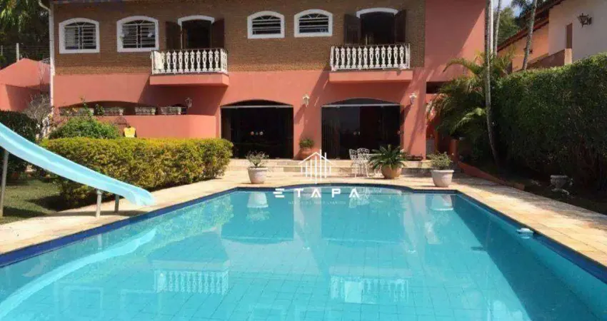 Casa com 3 dormitórios à venda, 383 m² por r$ 1.700.000,00 - vila santista - atibaia/sp