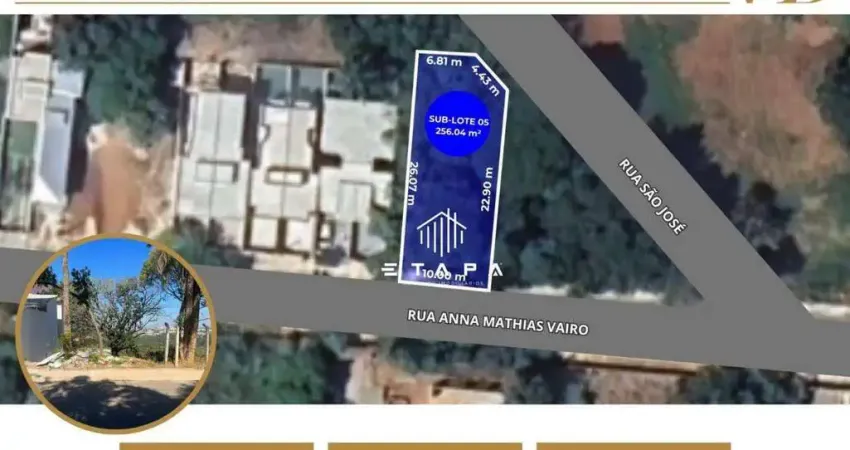 Terreno à venda, 256 m² por R$ 176.000,00 - Jardim Santo Antônio - Atibaia/SP