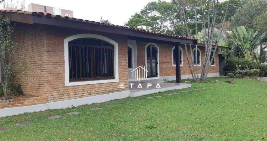 Casa com 4 dormitórios, 400 m² - venda por r$ 3.500.000,00 ou aluguel por r$ 15.000,00/mês - vila santista - atibaia/sp