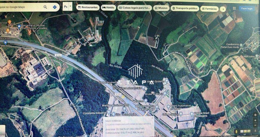 Área à venda, 41000 m² por R$ 4.100.000 - Ponte Alta - Atibaia/SP