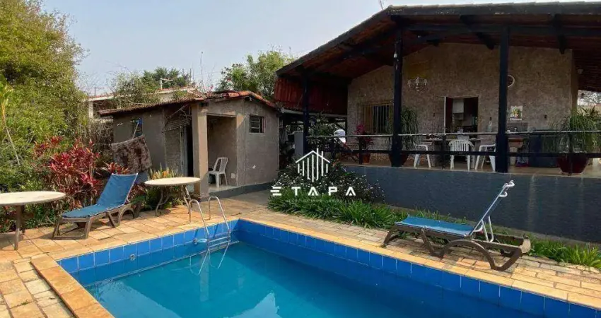 Chácara com área de lazer completa à venda, 1000 m² por R$ 800.000 - Jardim Estância Brasil - Atibaia/SP