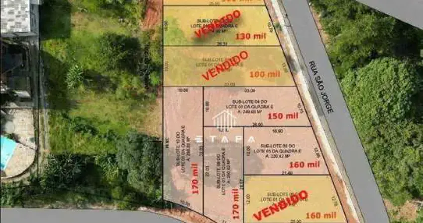 Terreno à venda, 249 m² por r$ 150.000 - jardim são felipe - atibaia/sp