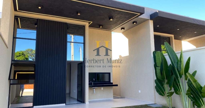 CASA PLANA COM 3 SUÍTES - 122M² - 2 VAGAS - COM PORTARIA SMART EM RUA PRIVATIVA NO EUSÉBIO