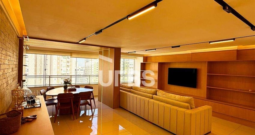 Apt com 03 suites plenas completamente reformado com 116 m2 no alto do Bueno