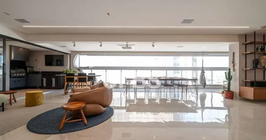 Luxuoso apartamento de 4 suítes no Setor Marista, Goiânia, com vista espetacular!  Desfrute de 287,28 m² de puro conforto e sofisticação no Condomínio Sinfonia Ecodesign