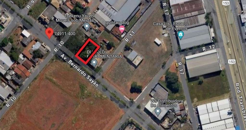 Terreno à venda na Avenida Bernardo Sayão, S/N, Vila Brasília, Aparecida de Goiânia
