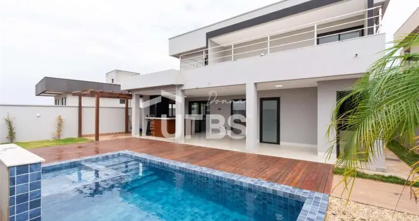 Casa em condomínio fechado com 4 quartos à venda na Rua Lírio-do-Vento, Jardins Nápoles, Senador Canedo