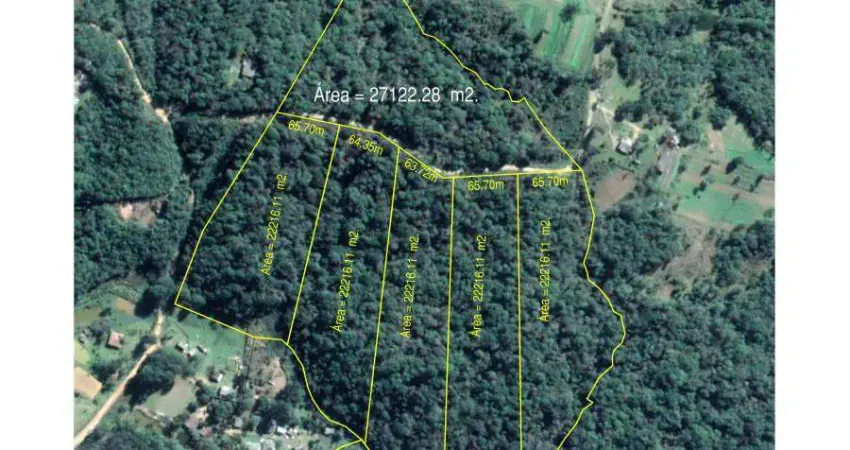 Terreno à venda na Rua Mauá, Córrego das Pedras, Tijucas do Sul