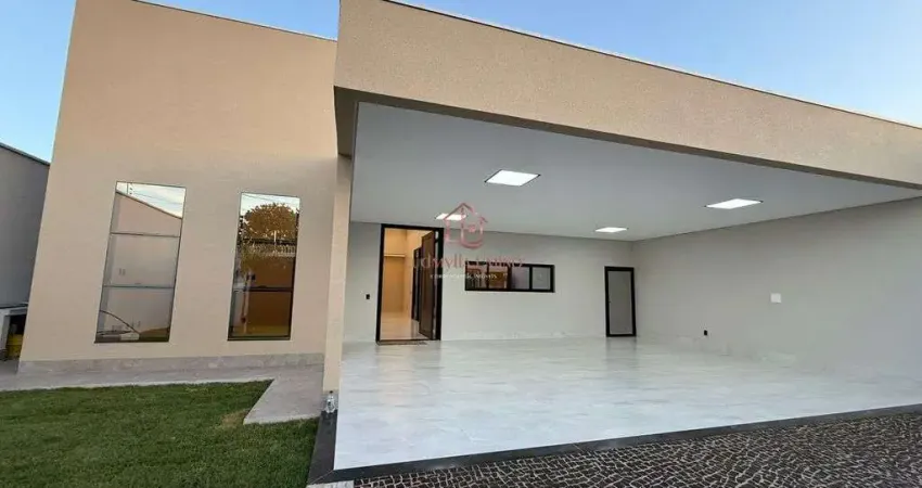 Casa Nova 3 Suítes na 405 Sul, 227m², Piscina e Acabamento Moderno