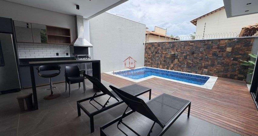 Casa alto padrão 3 suítes na 509 SUL, com piscina, energia solar e armários