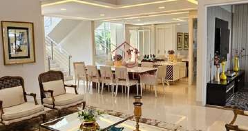 Sobrado de luxo na 303 Sul, 5 suítes, mobiliado e com área gourmet