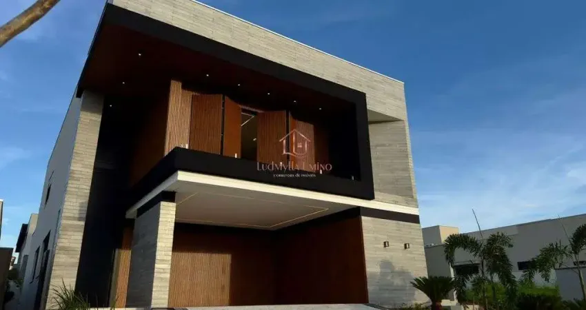 Casa moderna no alphaville, com 4 suítes, piscina e automação completa