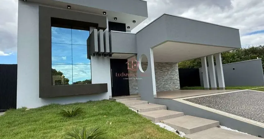 Casa alto padrão no caribe golf, 4 suítes, piscina e lazer completo
