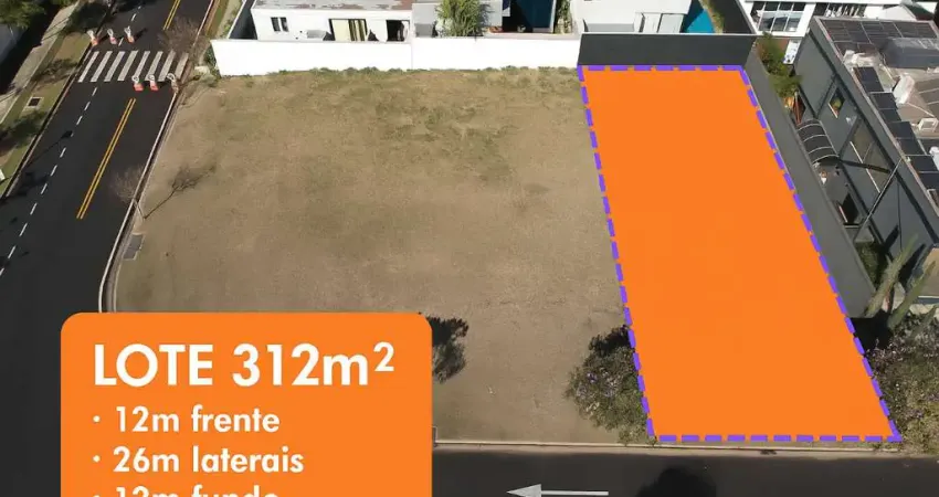Deslumbrante lote em condomínio para venda em Residencial Olivito, 312m²