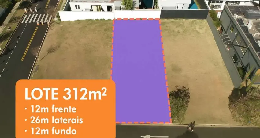 Espetacular lote em condomínio para venda em Residencial Olivito, 312m²