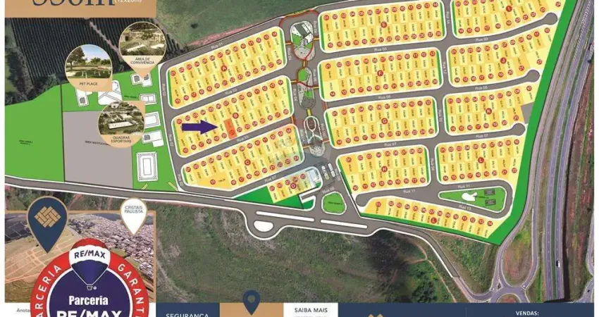 Terreno à venda de 336m² - condomínio reserva dos ipês - cristais paulista, sp