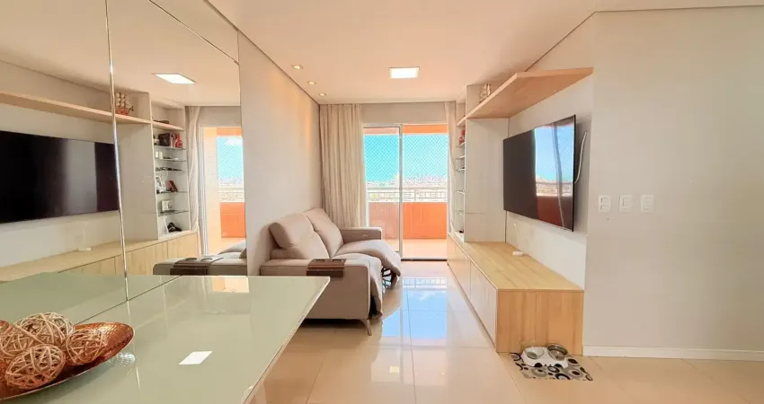 Apartamento a venda com 3 quartos, vagas paralelas e uma vista incrível no monte castelo.