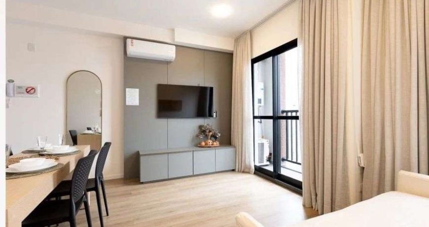 Apartamento mobiliado 1 quarto no Centro de Curitiba