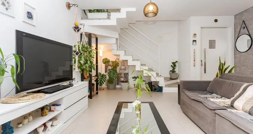 Lindo sobrado mobiliado com 3 quartos e ático no bairro xaxim