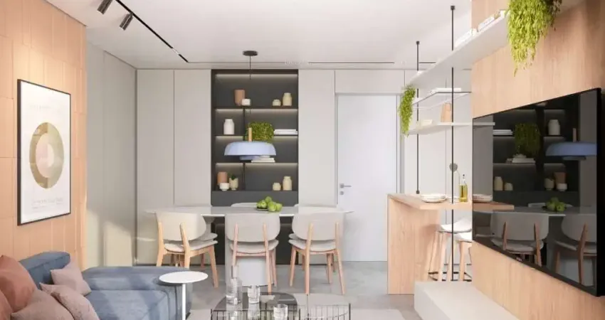 Apartamento para venda em curitiba, ecoville, 2 dormitórios, 1 suíte, 2 banheiros, 1 vaga