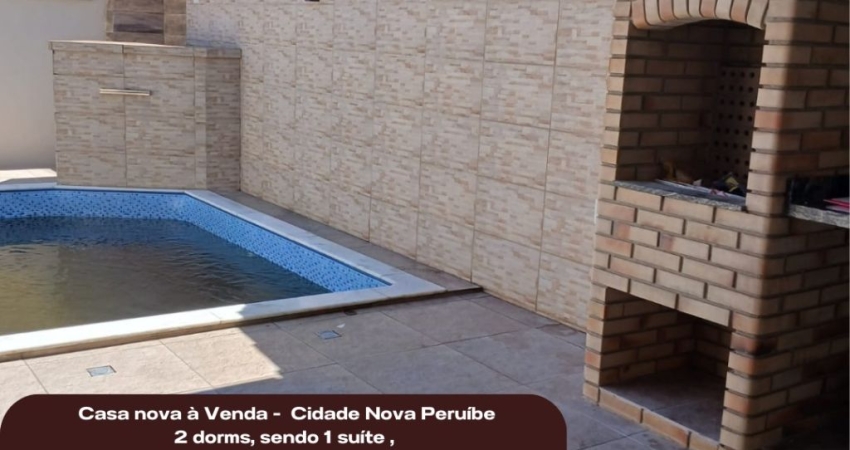 Casa à venda 95m² - 2 quartos (1 suíte) -  Cidade Nova Peruíbe - Peruíbe - SP