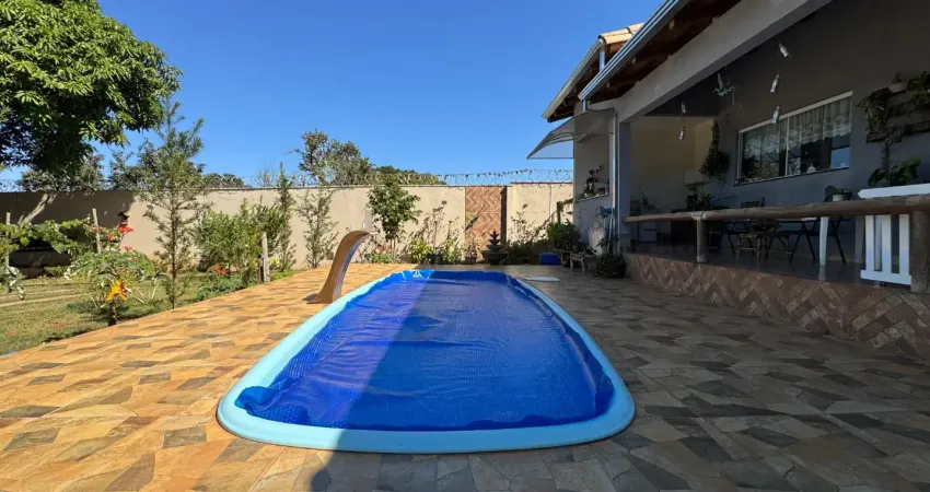Oportunidade chácara morada nova - casa nova com 1.000m2 e piscina