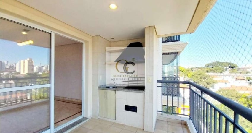 Apartamento  á venda na Vila Romana - 3 suítes - varanda gourmet -5 banheiros - 3 vaga - 168m²