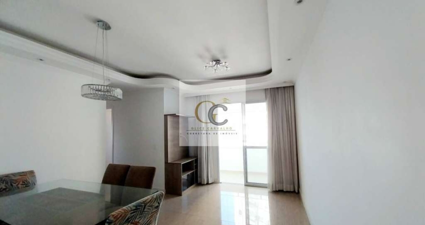 Apartamento mobiliado com 3 dormitórios, suíte e varanda ? Andar alto na Água Branca