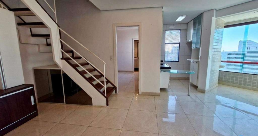 Vende Cobertura de 1 quarto com linda vista na melhor localização da Boa Viagem, junto a Praça da Liberdade.