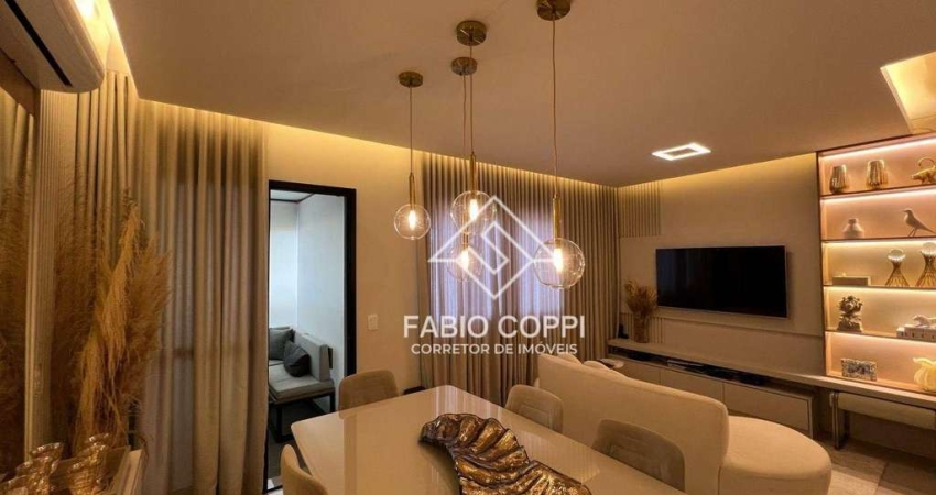Apartamento com 3 dormitórios à venda, 107 m² por R$ 1.350.000,00 - Vivant Home Resort - Bauru/SP