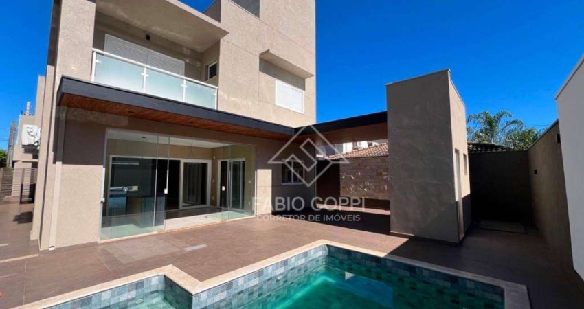 Casa com 4 dormitórios à venda, 314 m² por R$ 2.450.000 - Villaggio III - Bauru/SP