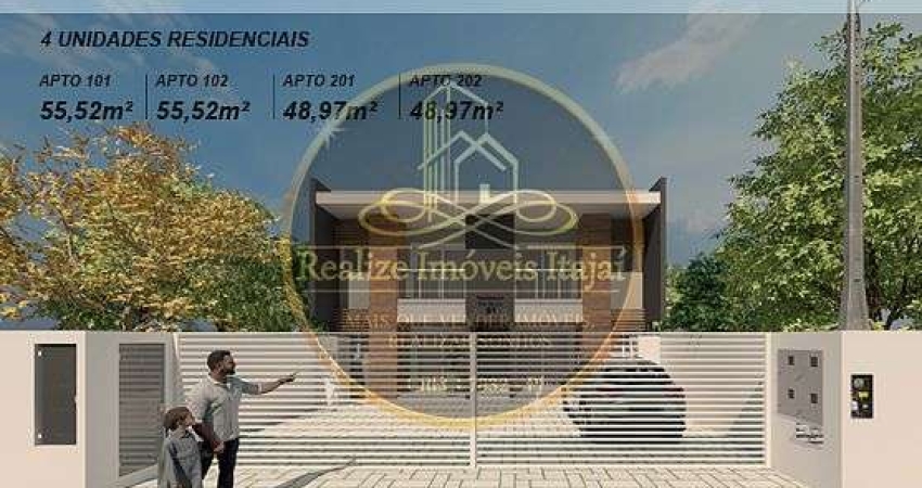 Apartamento com 2 dormitórios à venda, 48.97 m² por R$ 310.000,00 - Santa Regina- Itajaí/SC