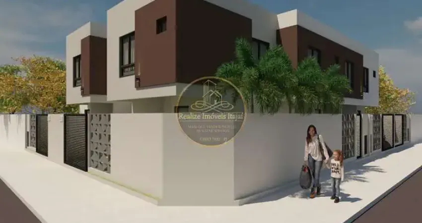Sobrado com 3 dormitórios de esquina à venda, 97,27 m² por R$ 580.000 - Murta - Itajaí/SC
