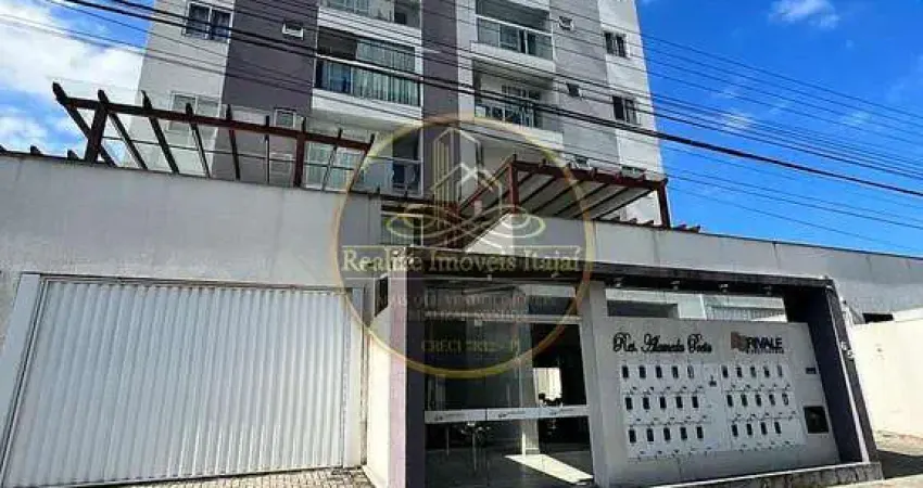Apartamento semi mobiliado, 1 suíte + 1 dormitório, 64m² por r$ 530.000,00 cordeiros parte alta- itajaí/sc