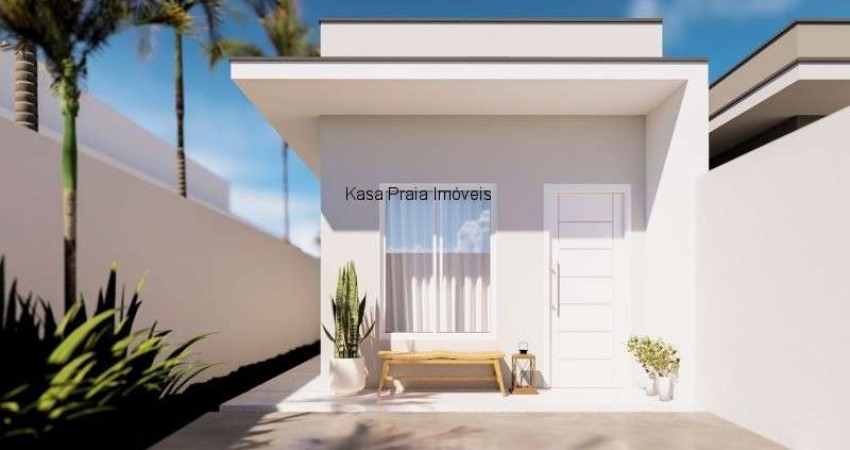Casa nova para venda  aceita financiamento bancário no Jardim do Sol em Caraguatatuba
