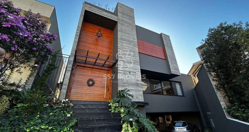 Triplex de alto padrão com 4 suítes em condomínio fechado no Bairro Campo Comprido!!