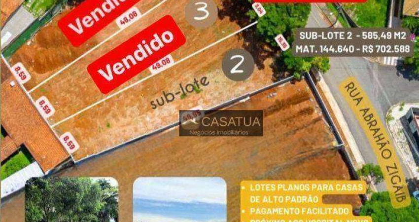 Terreno à venda, 585m² por R$ 703.000,00 - Barro Vila Santista - Atibaia/SP