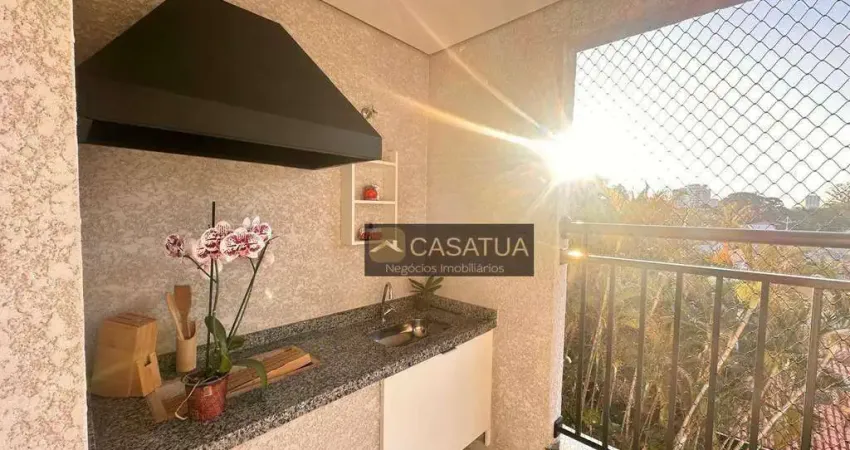 Apartamento com 1 dormitório à venda, 85 m² por r$ 583.000,00 - estancia lynce - atibaia/sp